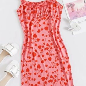 Pink heart dress